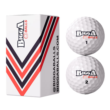 Bigga Balls 2 Pack Sleeve - White